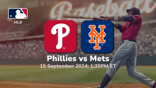 Philadelphia Phillies vs New York Mets Prediction 9/15/24