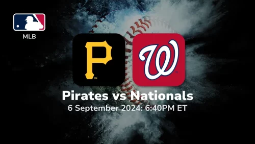 Pittsburgh Pirates vs Washington Nationals Prediction 9/6/24