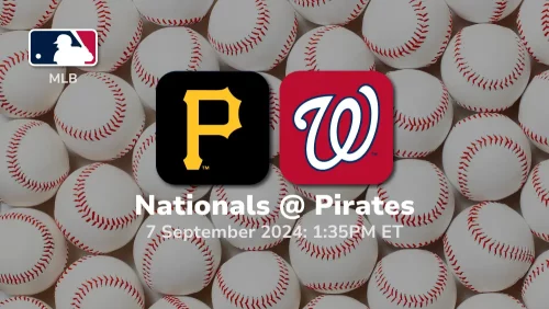 Pittsburgh Pirates vs Washington Nationals Prediction 9/7/24