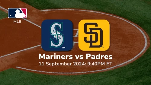 Seattle Mariners vs San Diego Padres Prediction 9/11/24