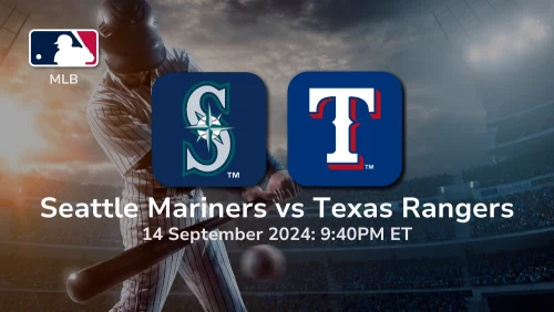 Seattle Mariners vs Texas Rangers Prediction 9/14/24