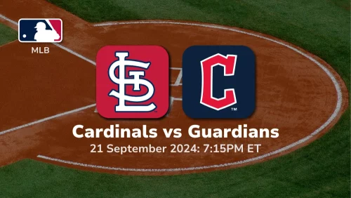 St. Louis Cardinals vs Cleveland Guardians Prediction 9/21/24