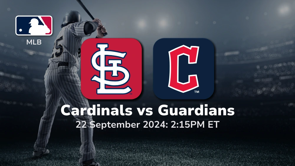 St. Louis Cardinals vs Cleveland Guardians Prediction 9/22/24