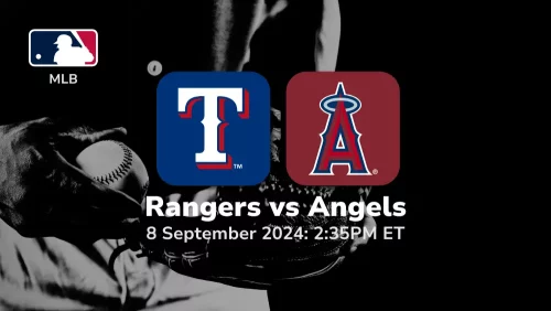 Texas Rangers vs Los Angeles Angels Prediction 9/8/24