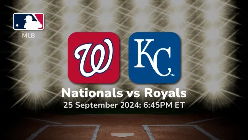 Washington Nationals vs Kansas City Royals Prediction 9/25/24