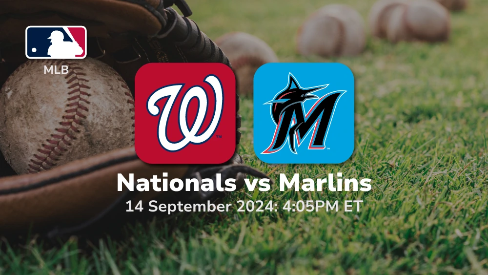 Washington Nationals vs Miami Marlins Prediction 9/14/24