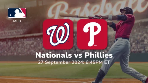 Washington Nationals vs Philadelphia Phillies Prediction 9/27/24