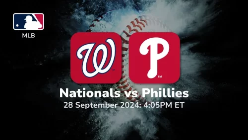 Washington Nationals vs Philadelphia Phillies Prediction & Betting Tips 9282024