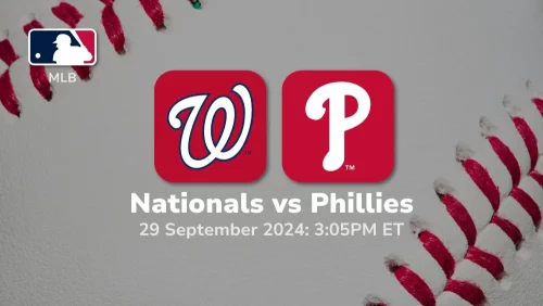 Washington Nationals vs Philadelphia Phillies Prediction & Betting Tips 9292024