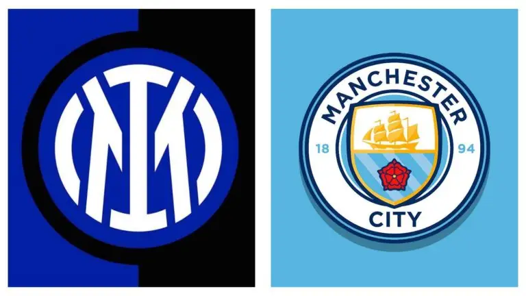 Inter Milan and Man City logo