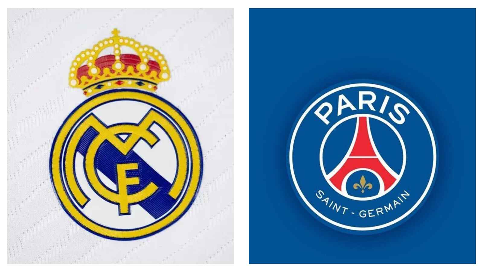 Real Madrid and Paris Saint-Germain